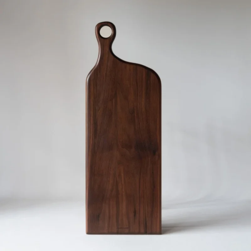 Tabla de cocina para corta o presentar de madera de nogal